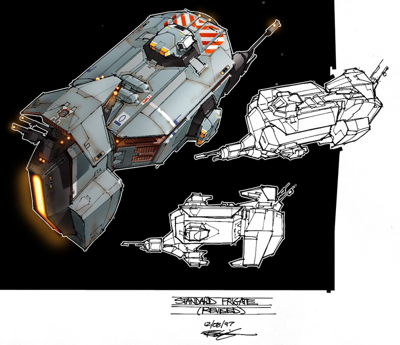 Illustration for article titled The Art of Homeworld. Enjoy.